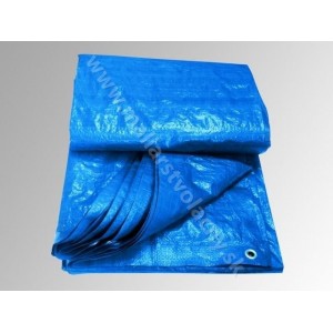 Zakrývacia plachta pevná modrá 6 x 10m 