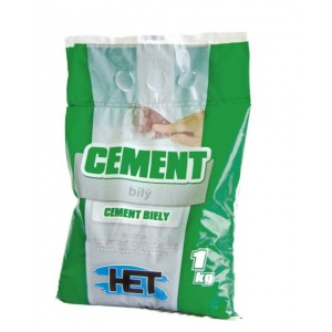 Cement biely 3kg HET