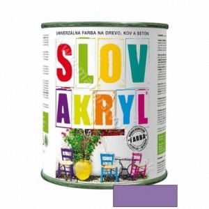 Slovakryl 0321 fialový 0,75kg